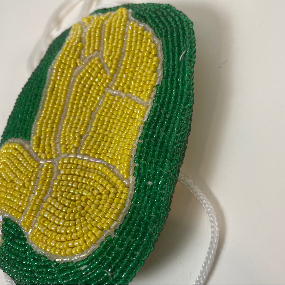 Beaded Duck Mini Coin Purse - Picture 4 of 16